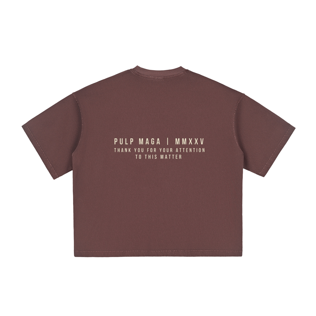 FUCK AROUND AND FIND OUT - Vintage Washed Boxy T-Shirt