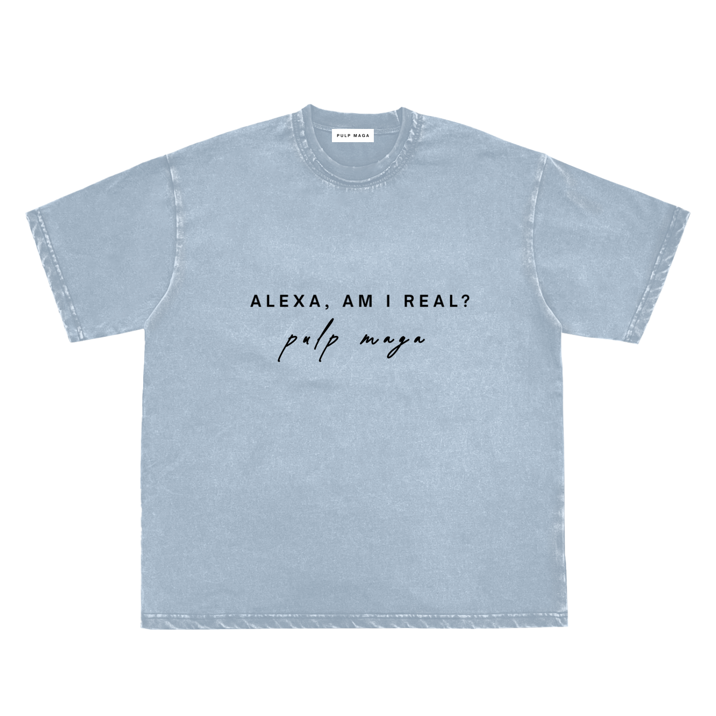 ALEXA, AM I REAL? - Snow Washed T-Shirt