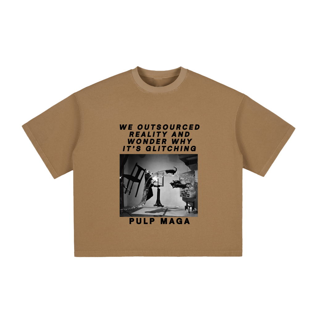 ERROR 404: REALITY NOT FOUND - Vintage Washed Boxy T-Shirt