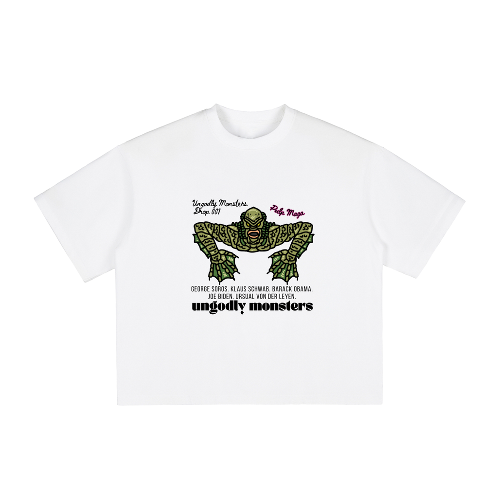 PARASITE | SOROS. KLAUS. BIDEN. OBAMA. - Vintage Washed Boxy T-Shirt