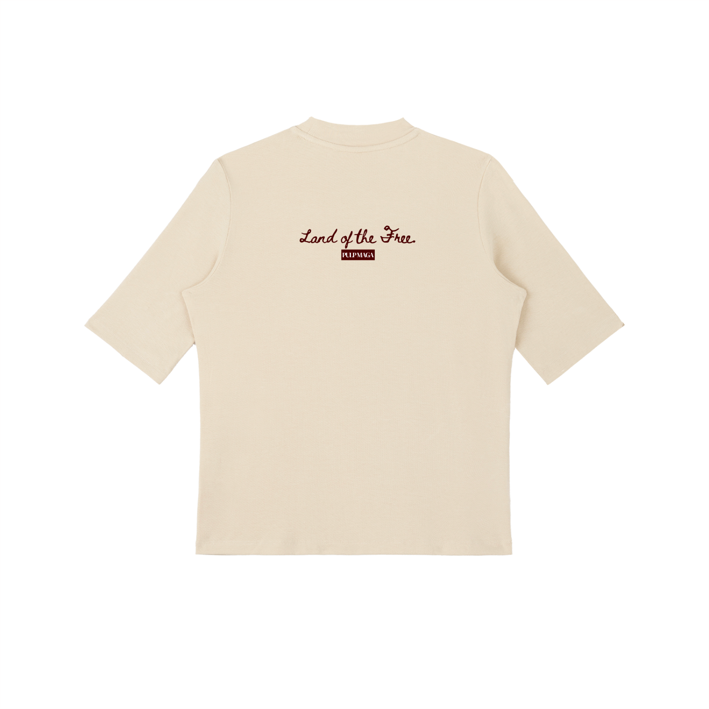 GOD BLESS AMERICA - Essential Mock Neck Tee