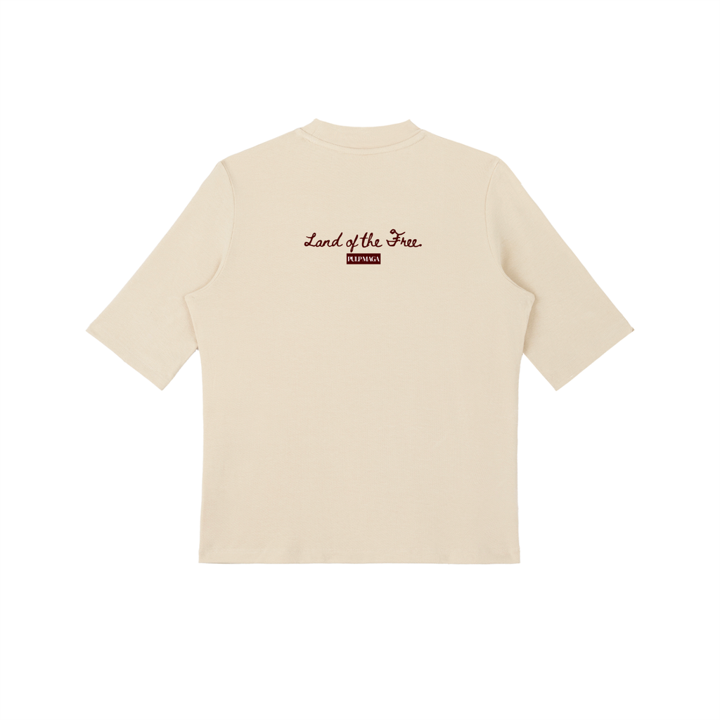 GOD BLESS AMERICA - Essential Mock Neck Tee