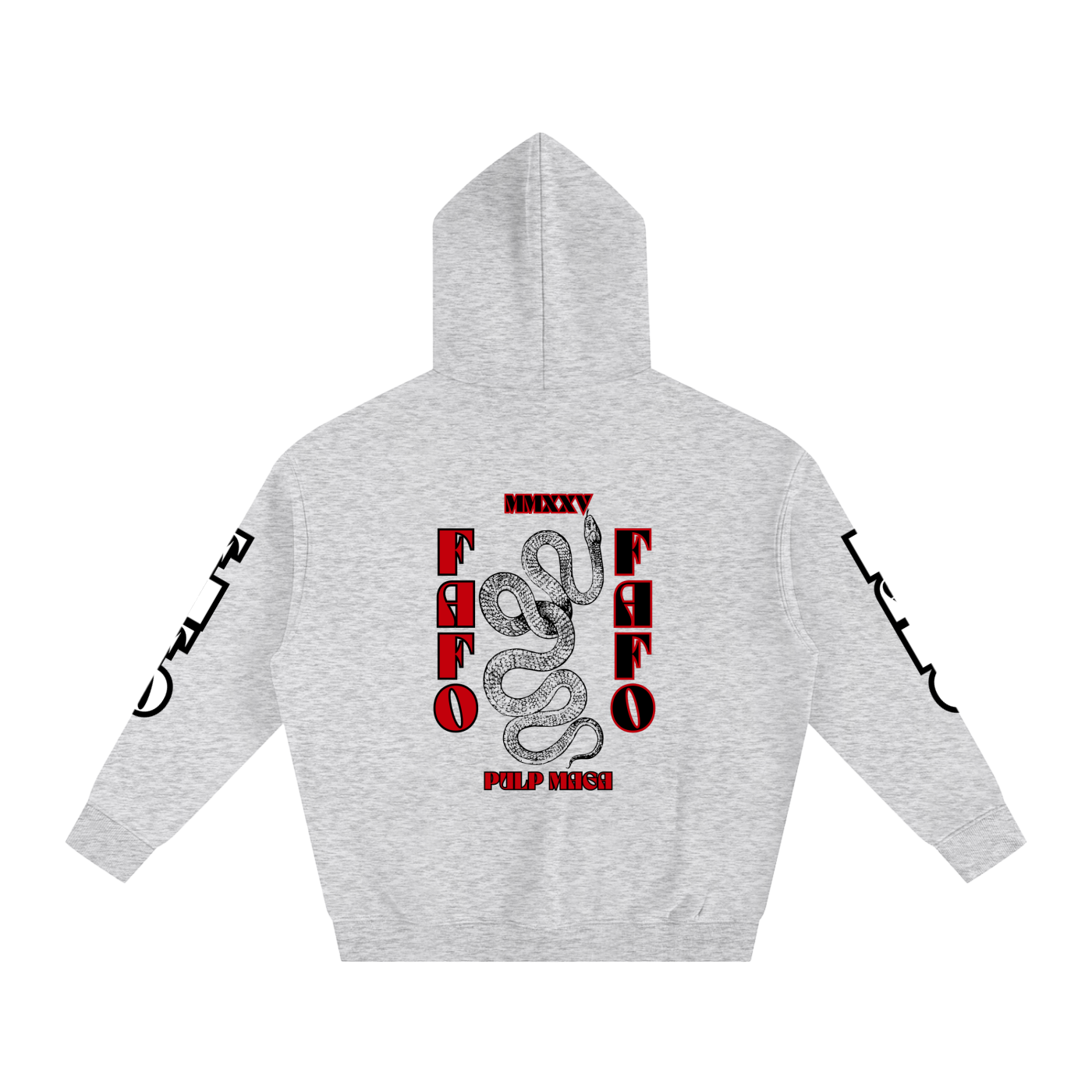 FAFO MMXXV  LIMITED EDITION - Unisex Fleeced Oversized Hoodie