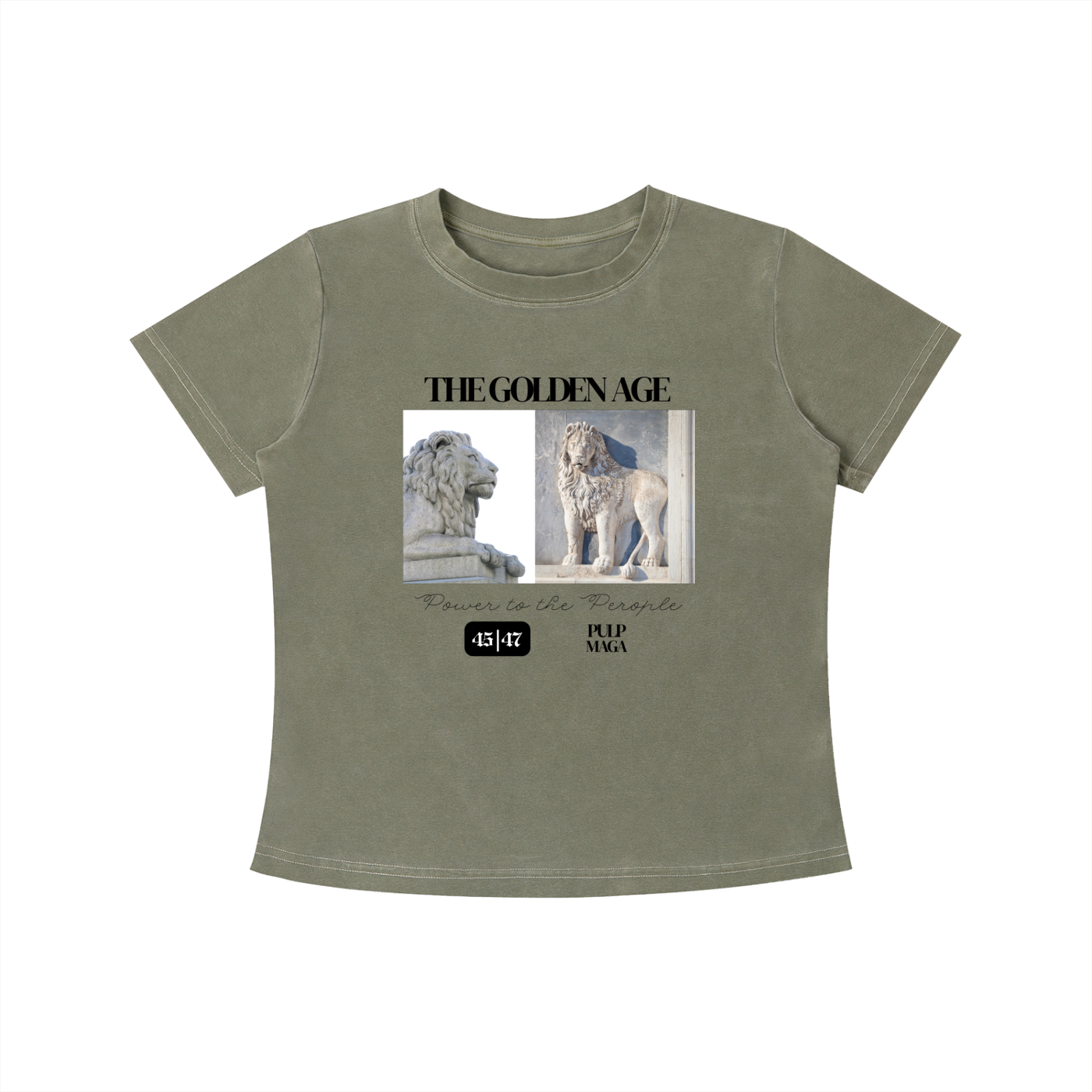 THE GOLDEN AGE - Vintage Wash Slim Baby Tee