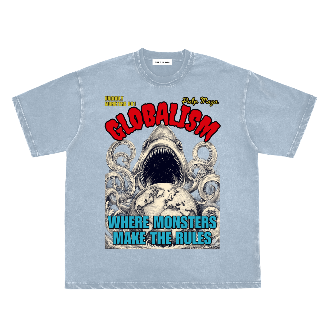 GLOBALISM - Snow Washed T-Shirt