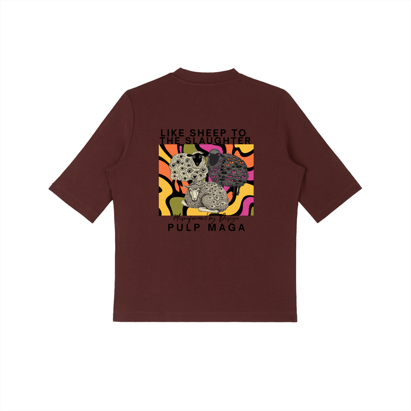 FOLLOWERS' PSYCHE - Essential Mock Neck Tee