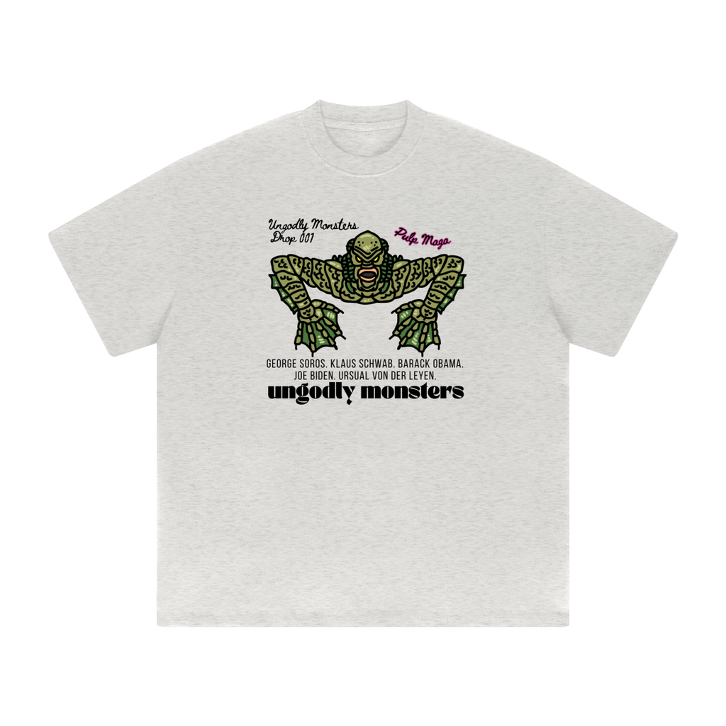 PARASITE | SOROS. KLAUS. BIDEN. OBAMA - Heavyweight Drop Shoulder T-Shirt