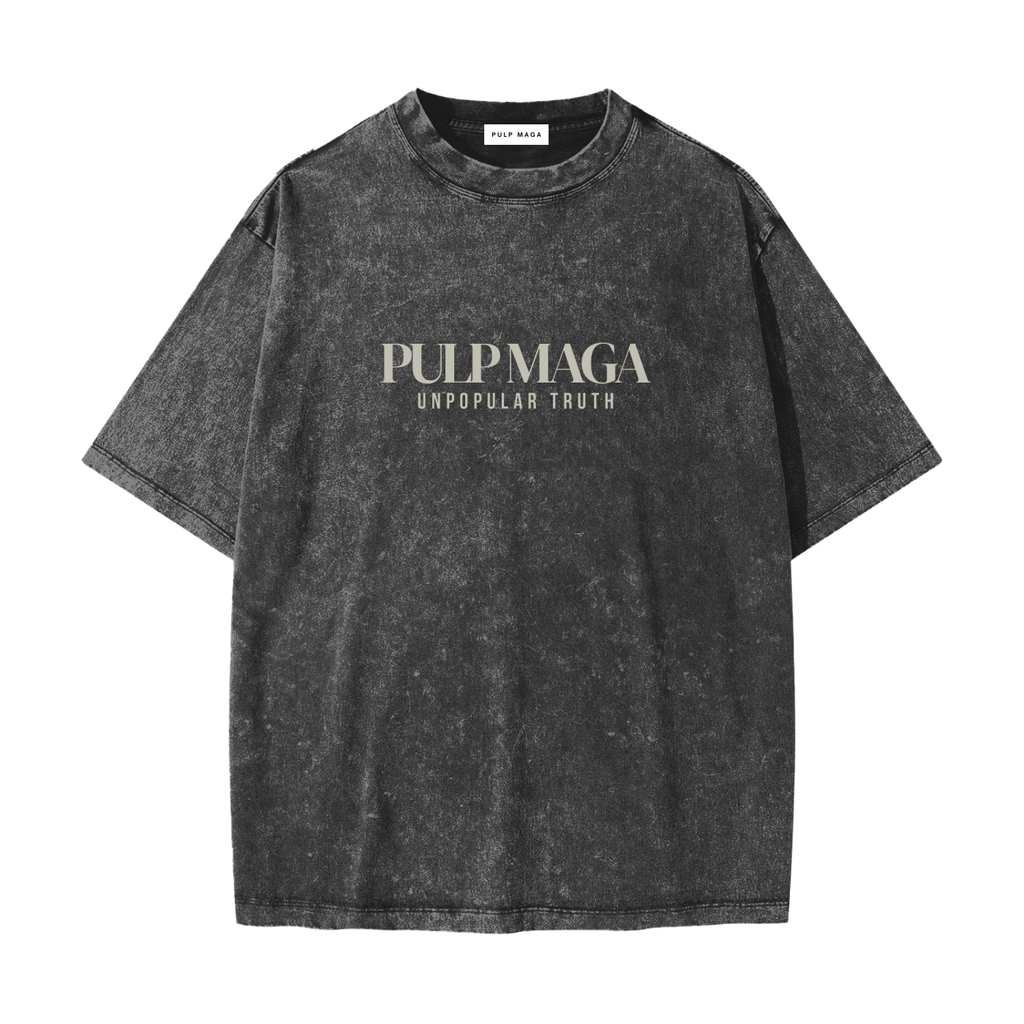 BIDEN CRIME FAMILY - Heavyweight Snow Washed T-Shirt