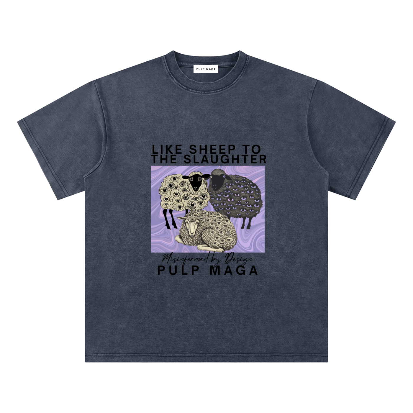 HERD MENTALITY - Bamboo Snow Washed T-Shirt