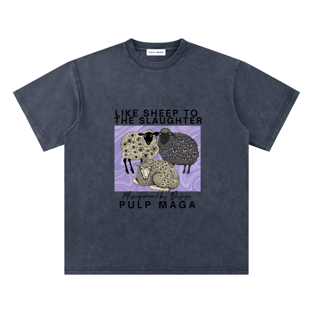 HERD MENTALITY - Bamboo Snow Washed T-Shirt