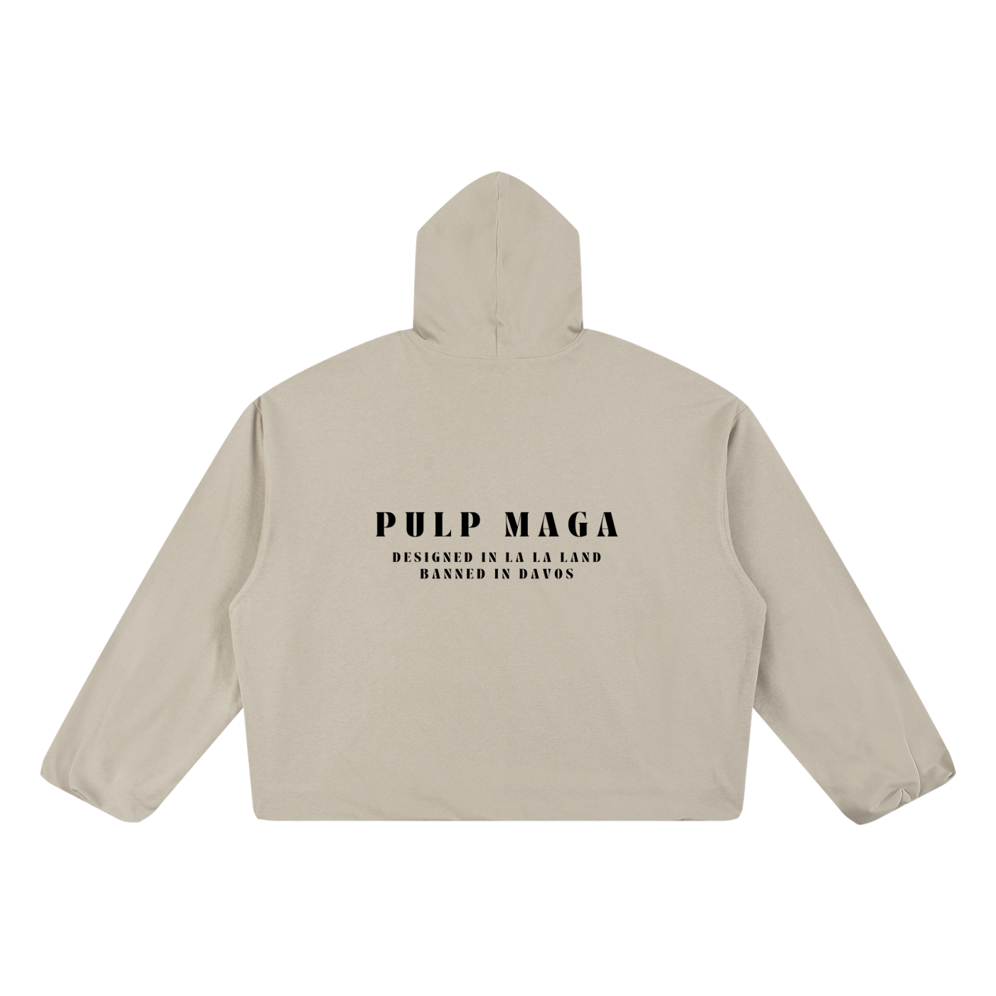 ANTI-GLOBALIST - Unisex Boxy Gather-Hem Hoodie