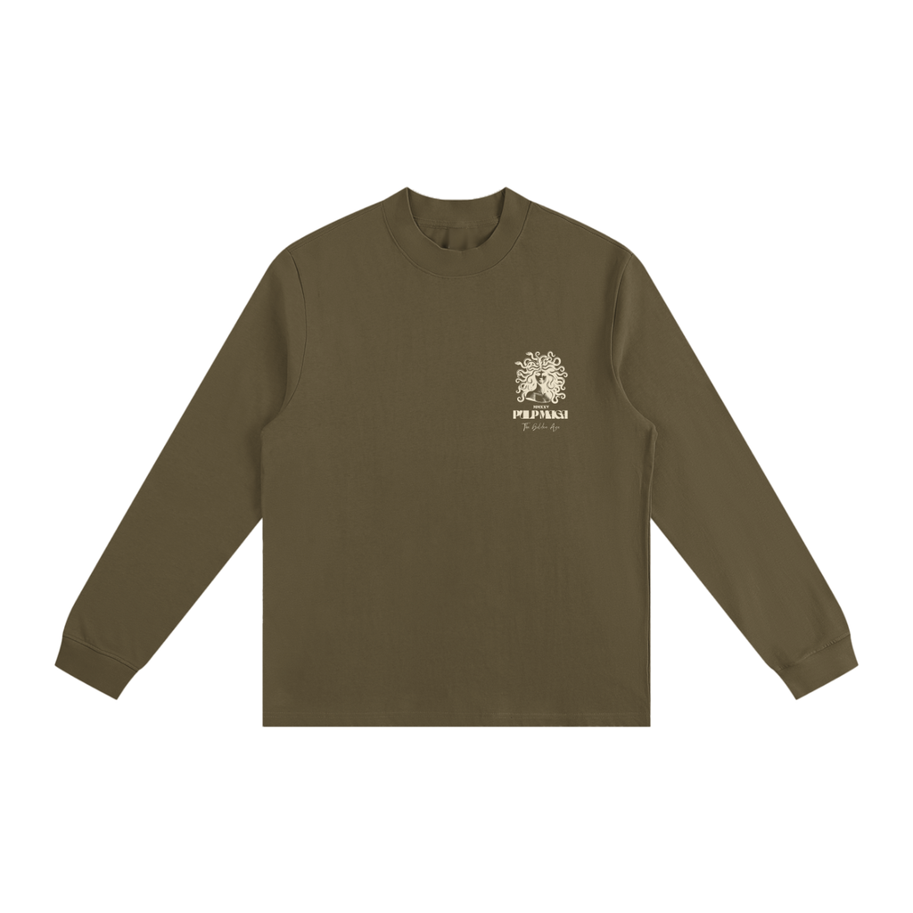 RED PILL - Non-Shrink Mock Neck Long Sleeve