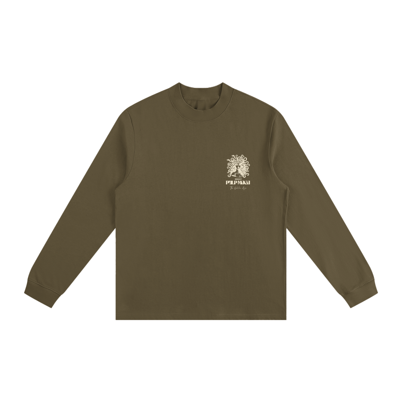 RED PILL - Non-Shrink Mock Neck Long Sleeve