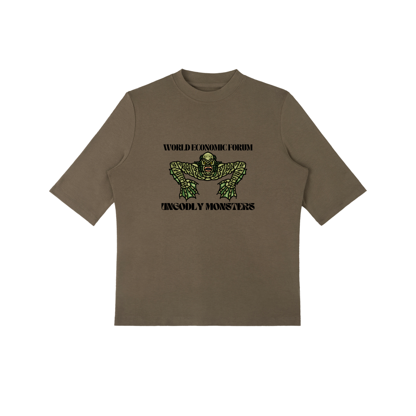 WEF PARASITE - Essential Mock Neck Tee