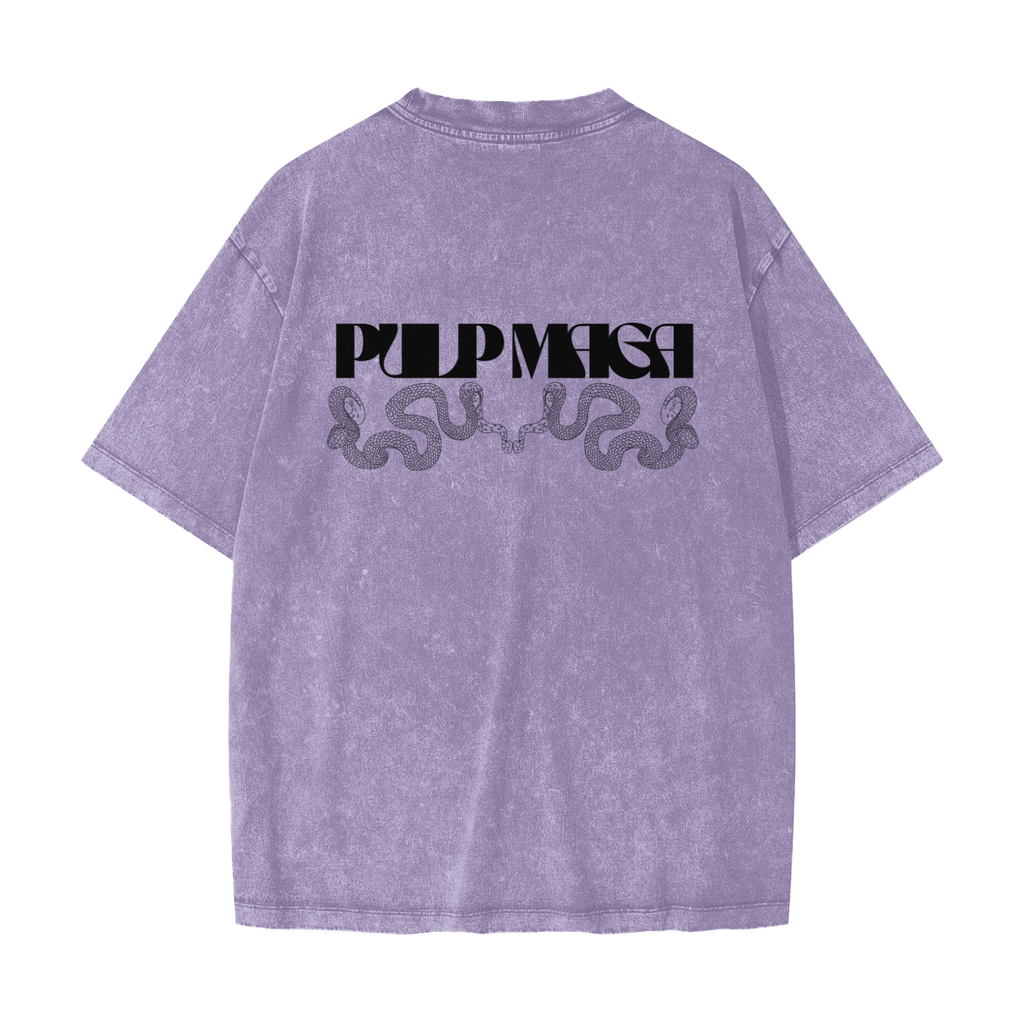 GEMINI SERPENT - Heavyweight Snow Washed T-Shirt