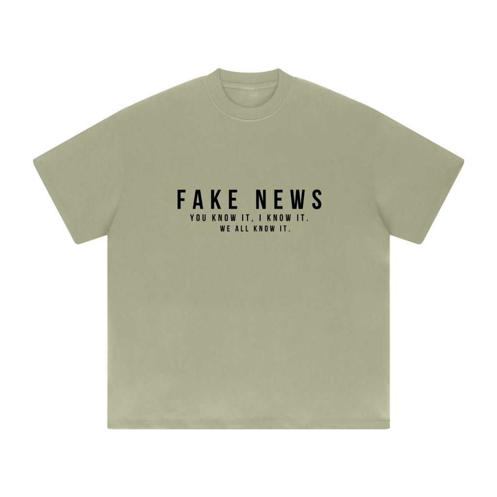 FAKE NEWS - Heavyweight Drop Shoulder T-Shirt
