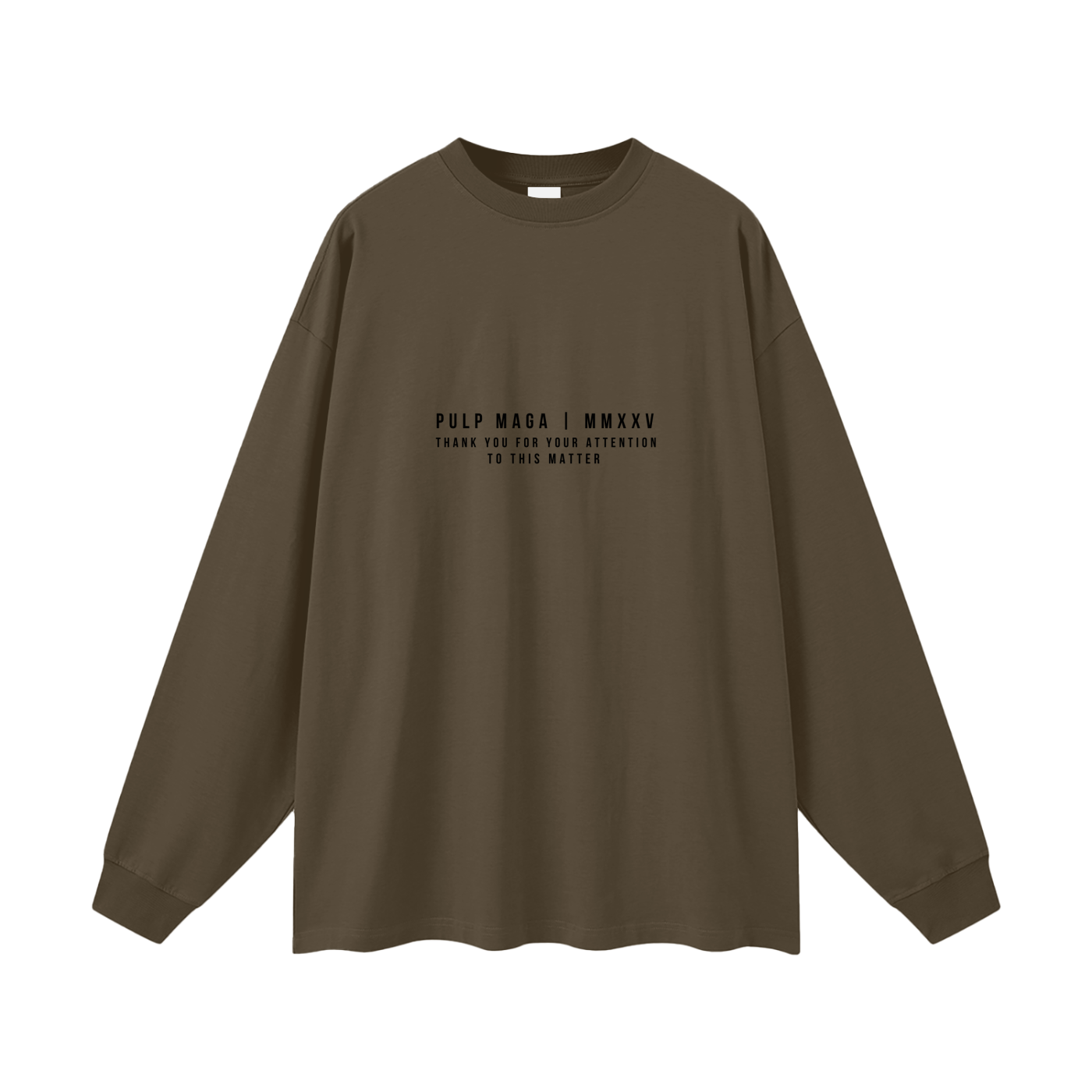 GREEN NEW SCAM - Oversized Streetwear Long Sleeve Tee
