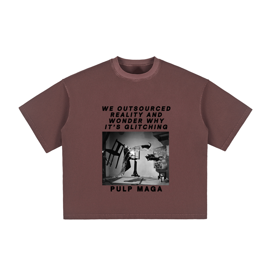 ERROR 404: REALITY NOT FOUND - Vintage Washed Boxy T-Shirt
