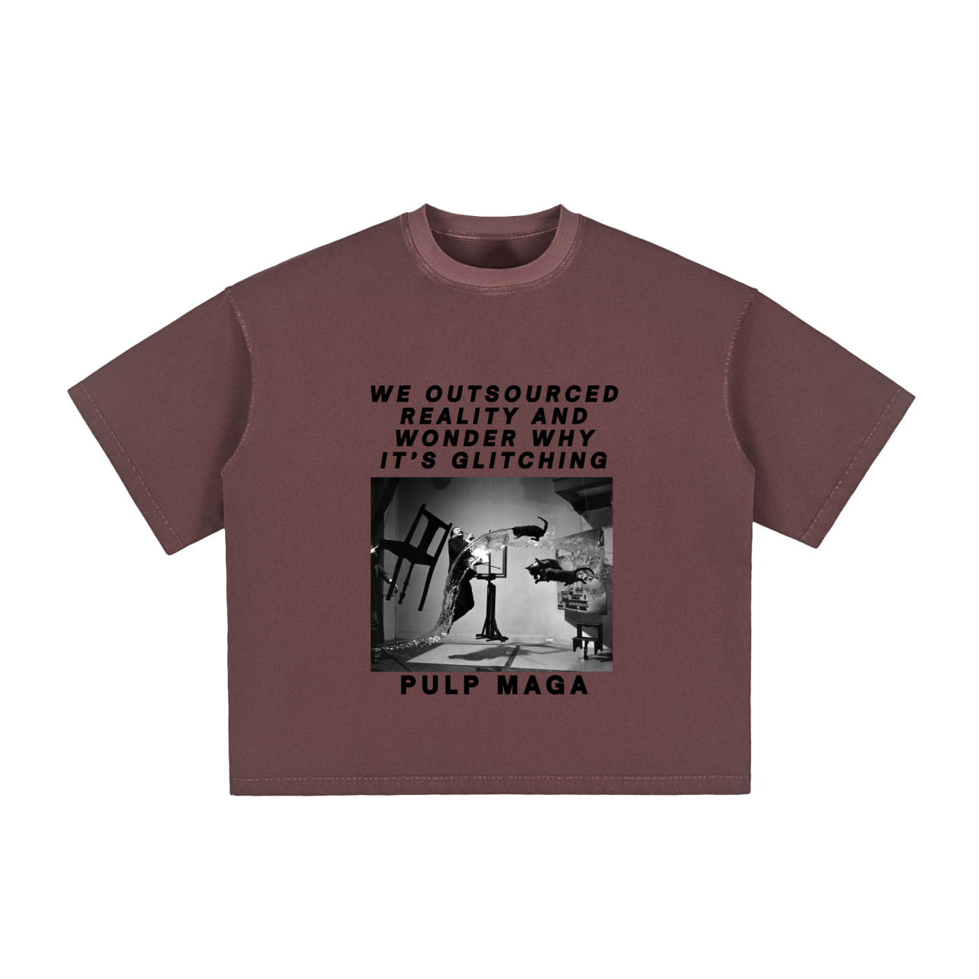 ERROR 404: REALITY NOT FOUND - Vintage Washed Boxy T-Shirt