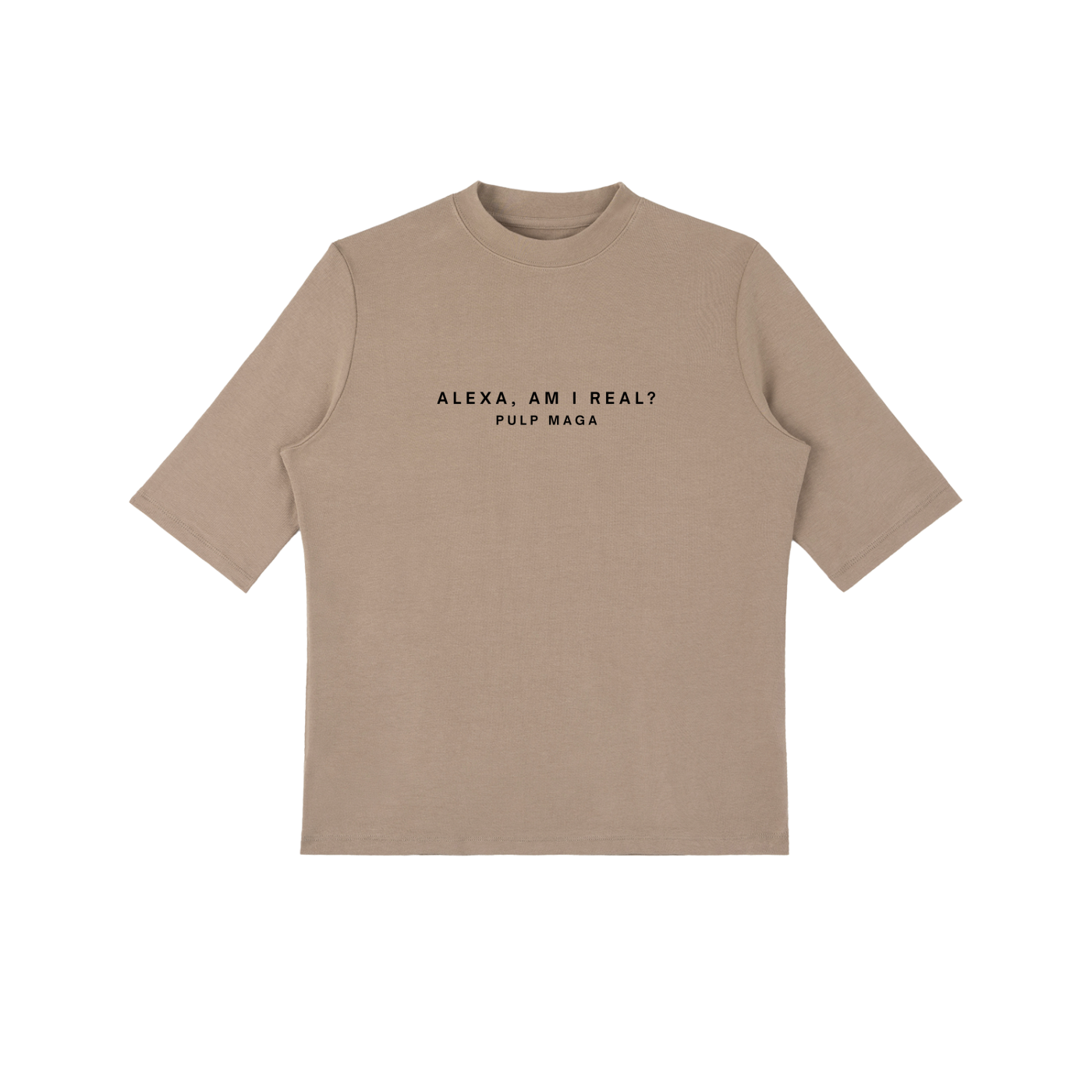 CURATED REALITY - Essential Mock Neck Tee