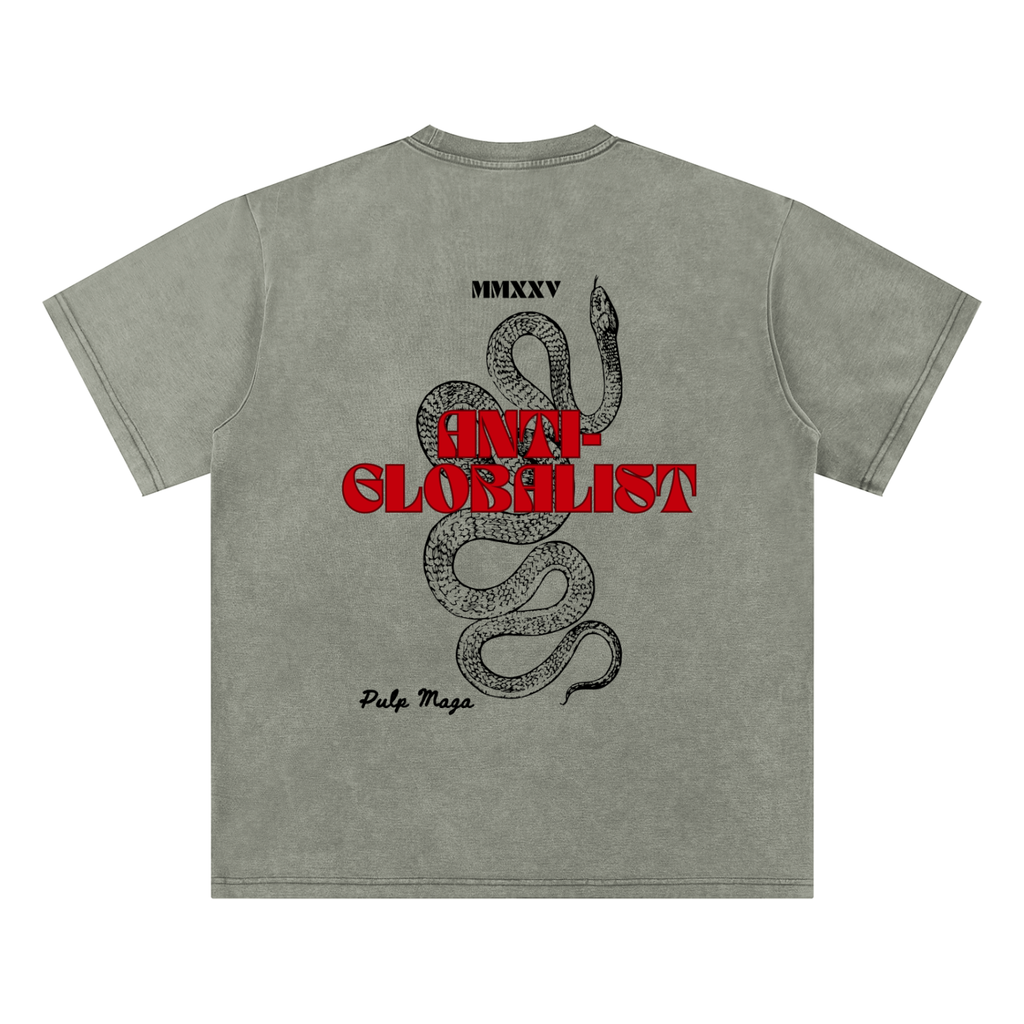 ANTI-GLOBALIST - Bamboo Snow Washed T-Shirt