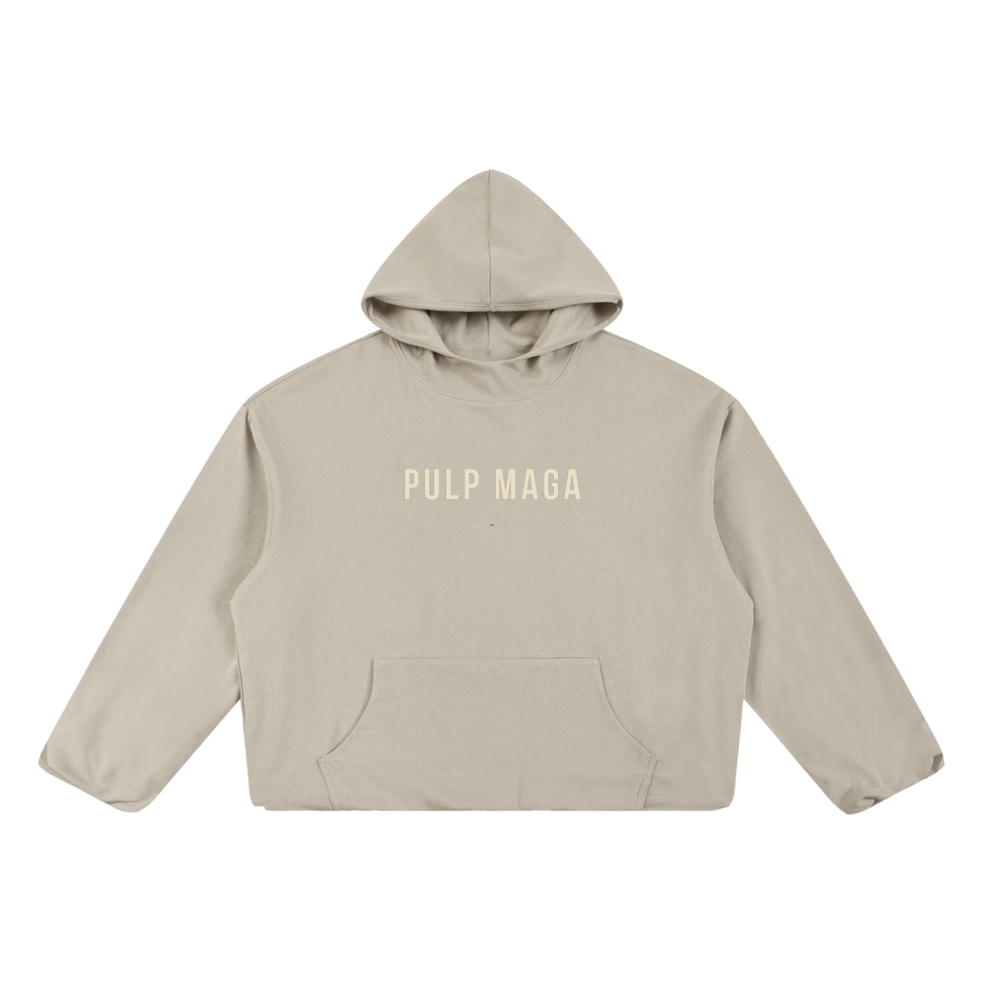POWER TO THE PEOPLE - Unisex Boxy Gather-Hem Hoodie