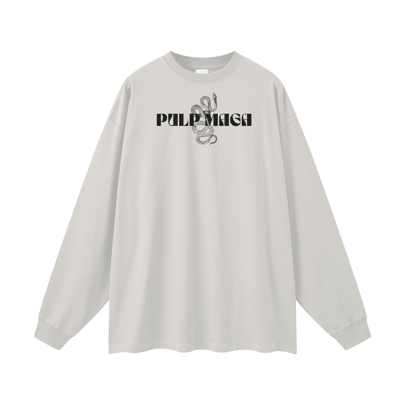earth tone long sleeve streetwear tee with maga logo