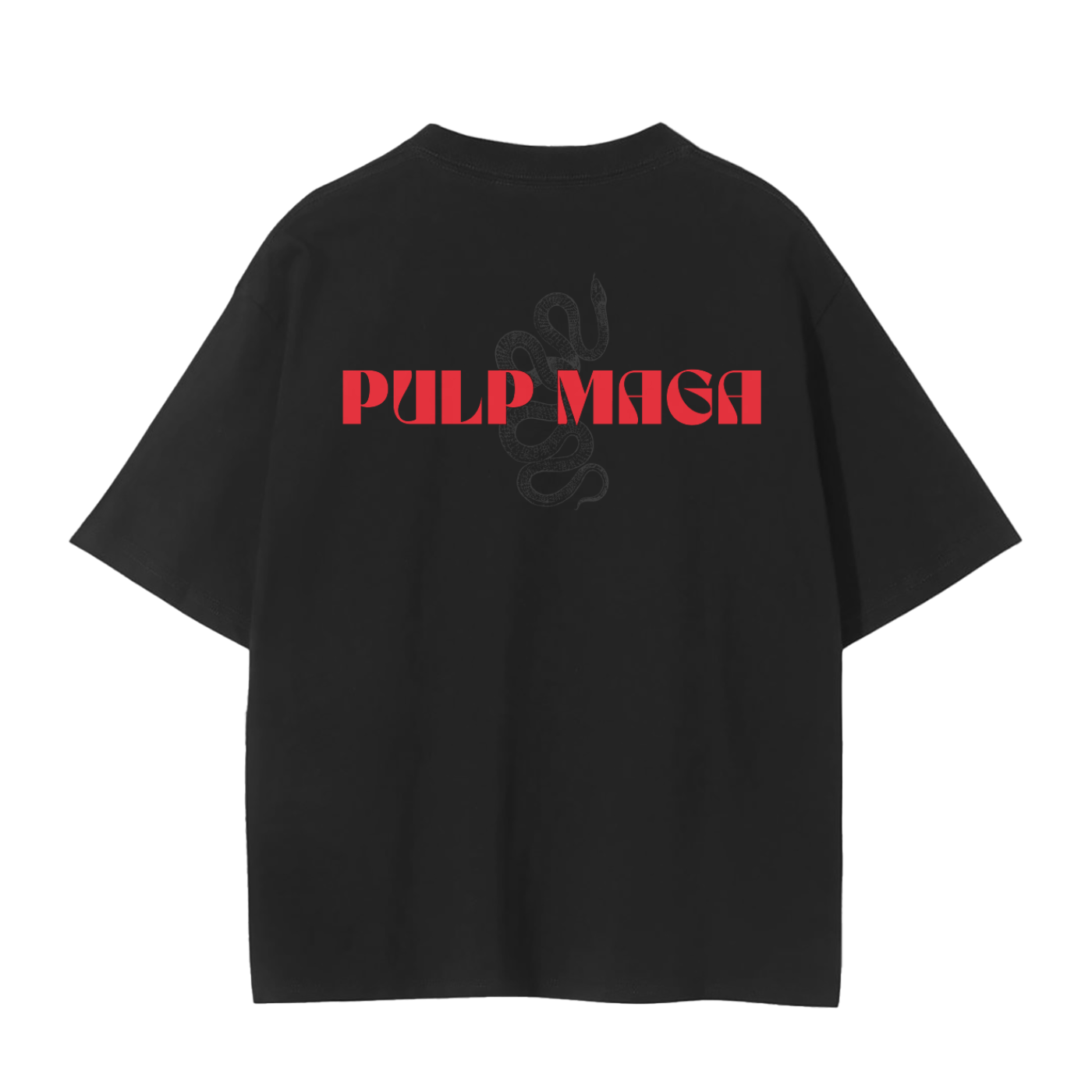pulp maga art tee in black