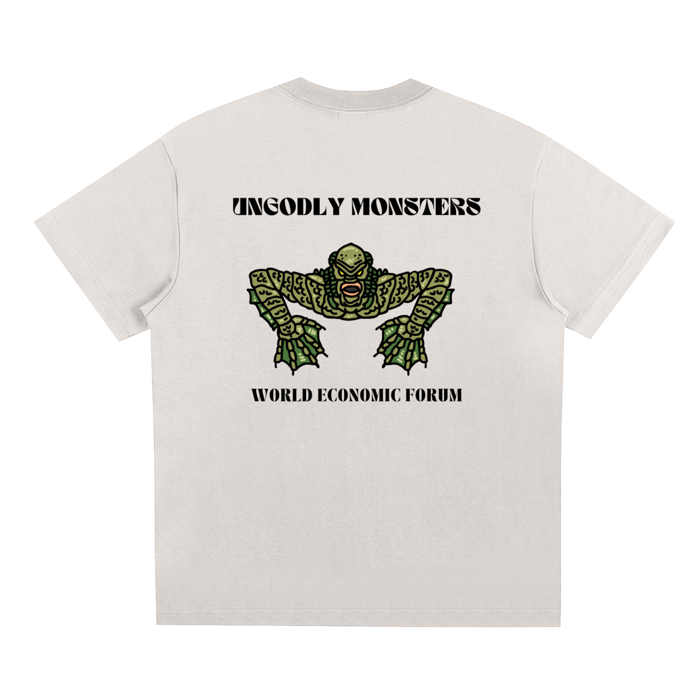 graphic republican t-shirt merch with WEF print