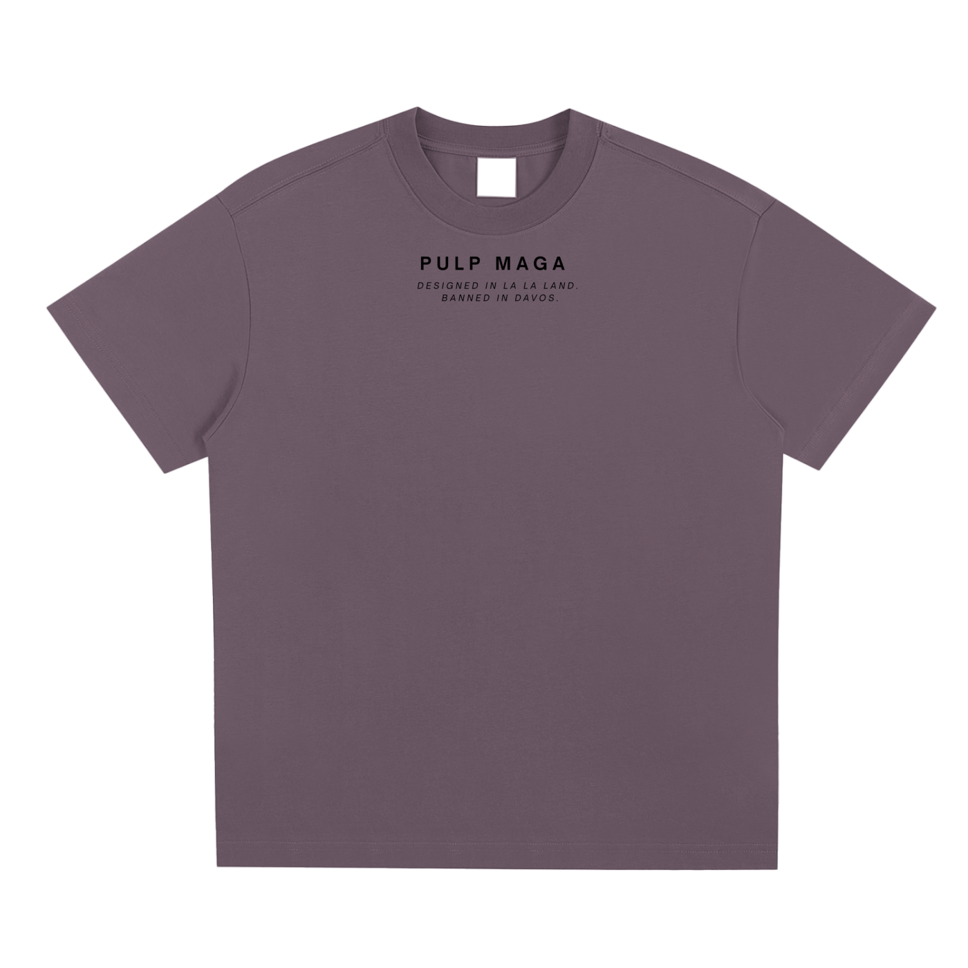 pulp maga trump politcal tee in purple quiet luxury