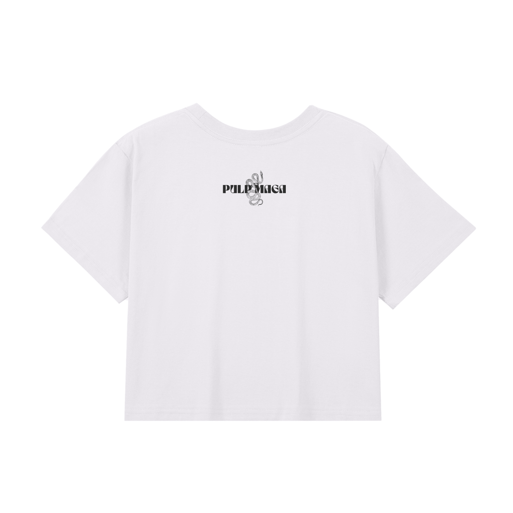 fbi t-shirt baby cropped for republican women