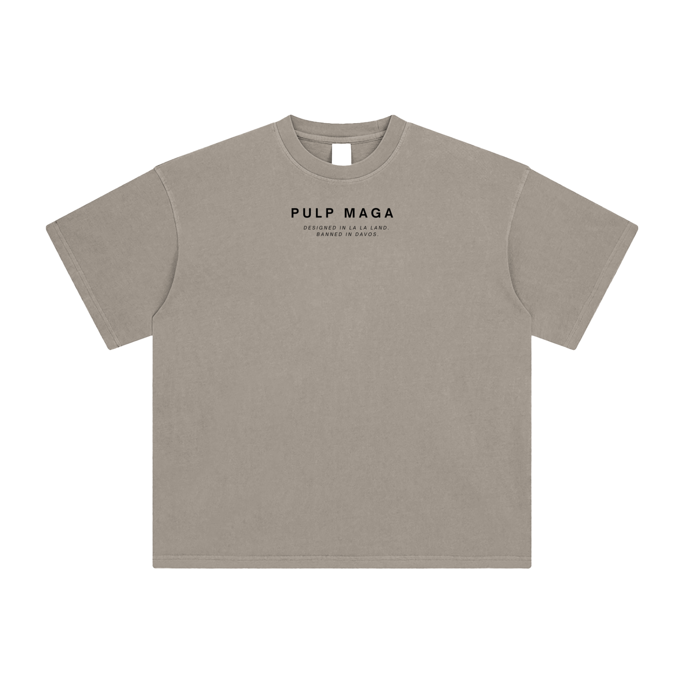 pulp maga made in los angeles khaki tee