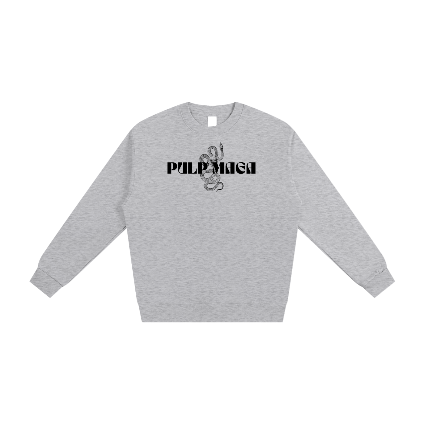 gray sweatshirt with modern republican logo