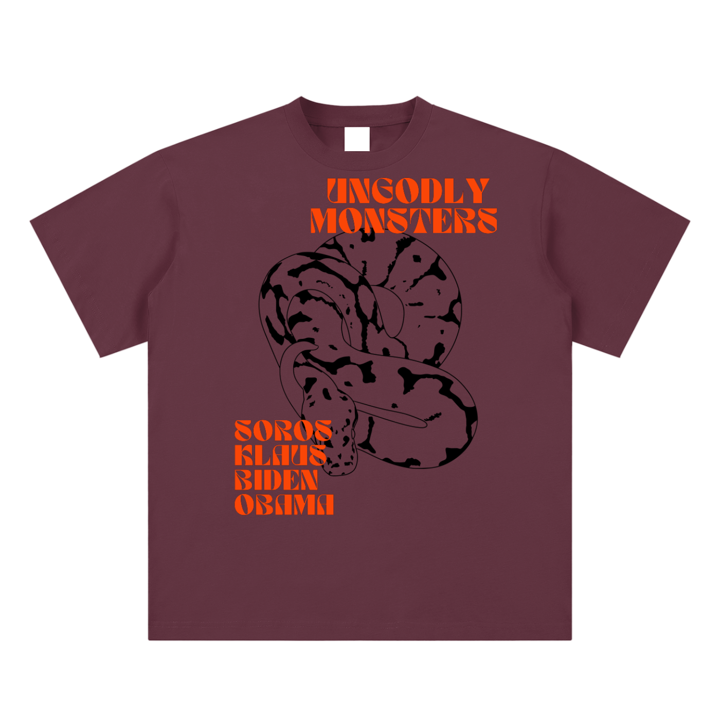 purple t-shirt with political text for republicans